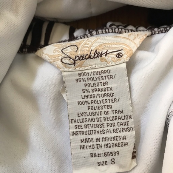 Speechless dress size S brown and white - Picture 6 of 6